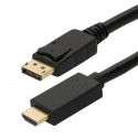Cordon DisplayPort 1.2 M vers HDMI A M - 4K/60ips HDR 4:4:4 - OR - 3m