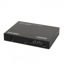 Répartiteur HDMI 1vers4 pour mur d'images - 4K/60ips HDR 4:4:4 - téléco fournie