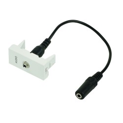 Plastron câblé 1 module -...