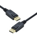 Cordon DisplayPort 2m - 1.2 M/M - 4K/60ips HDR 4:4:4 - 21.6 gbps - nickel