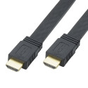 Cordon plat HDMI A M/M - 2m - 4K/60ips HDR 4:4:4 - 18 gbps - OR