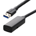 Cordon USB 3.2 GEN 1 - A Male / C Femelle - 5m