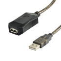 Cordon USB 2.0 - A mâle / femelle amplfié - 15m
