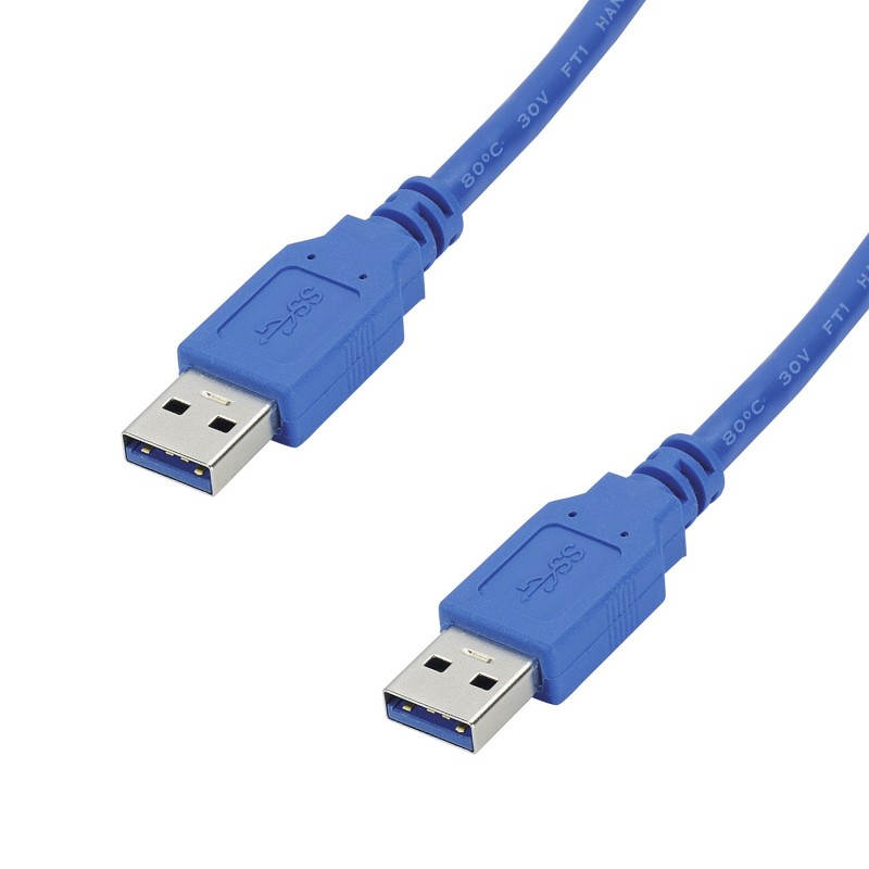 Cordon USB 3.2 gen 1 - A mâle / mâle - 1m80