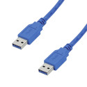 Cordon USB 3.2 gen 1 - A mâle / mâle - 1m80