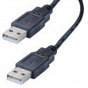 Cordon USB 2.0 A mâle / USB 2.0 mâle - noir - 3m