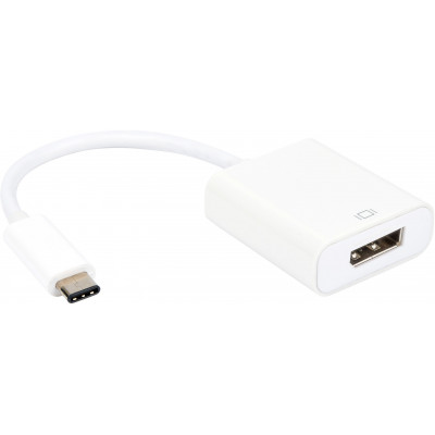 Convertisseur USB 3.2 gen 1 - C M vers DisplayPort 1.2 F - plug & play - 15cm