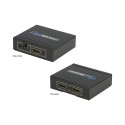 Répartiteur HDMI 1 vers 2 - 4K 30ips - 10.2 Gbps - boitier métal