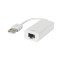 Convertisseur USB - 15cm - 2.0 - A M / RJ45 F - Ethernet 1Gbps - plug & play