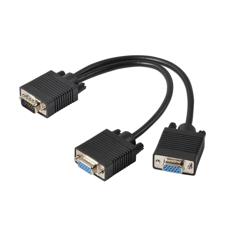 Adaptateur VGA - 20cm - M / 2 x VGA F - Full Hd 1080p