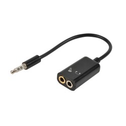 Adapt Jack 3.5mm M / 2 x...