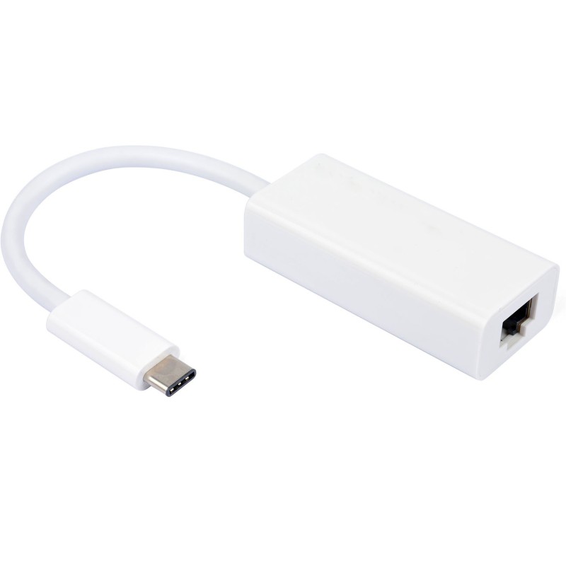 Convertisseur USB 3.2 gen 1 - C M vers RJ45 F - plug & play - 15cm