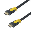 Cordon HDMI A M/M - FLEX - UHD 4K/60ips HDR 4:4:4 -gaine souple flex- OR - 1m20