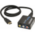 Convertisseur HDMI A F vers 3 RCA F + Jack 3.5 mm F - 4K/30ips - 0m80