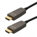 Cordon AOC HDMI 2.1b A M/M - fibre optique - UHD 8K/60ips HDR 4:4:4 - OR - 10m