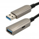 Cordon AOC USB 3.2 gen 1 - A M / F - 5 gbps - prises métal - 50m