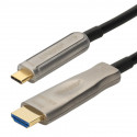 Cordon-convertisseur AOC - USB C M vers HDMI A M - 4K60ips - p métal - OR - 5m
