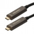 Cordon AOC - USB C M/M - 8K/60ips - prises métal - OR - 20m