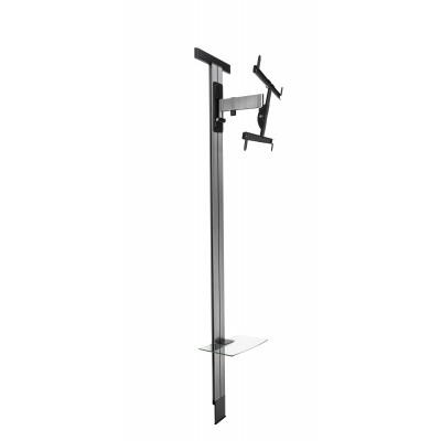 EXO STAND PRO Support mural alu inclinable & orientable, 1 bras, col cache câble