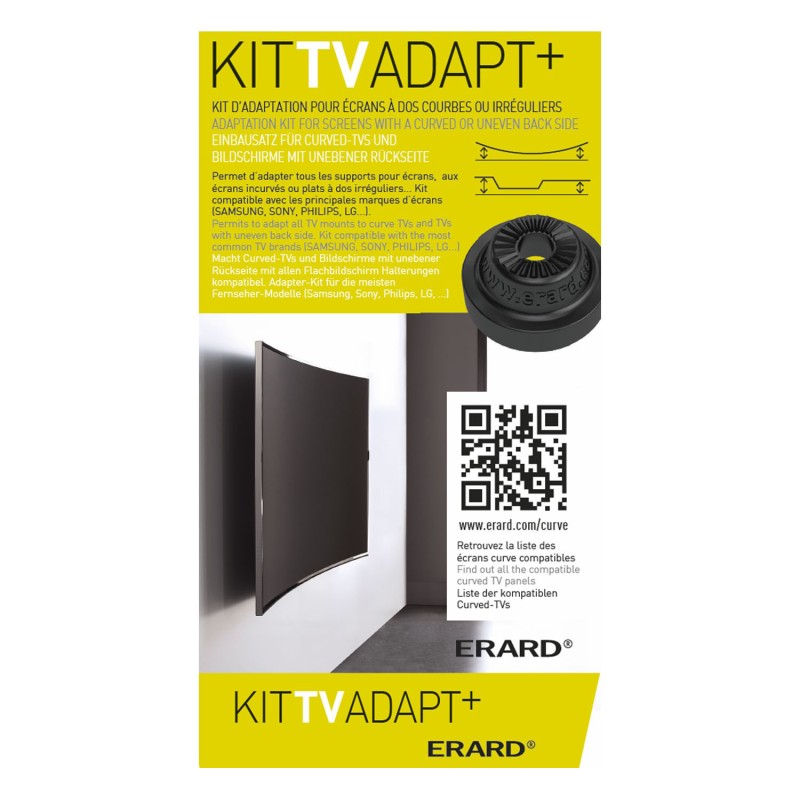 Kit de visserie ADAPT + pour écrans incurvés et à dos irréguliers