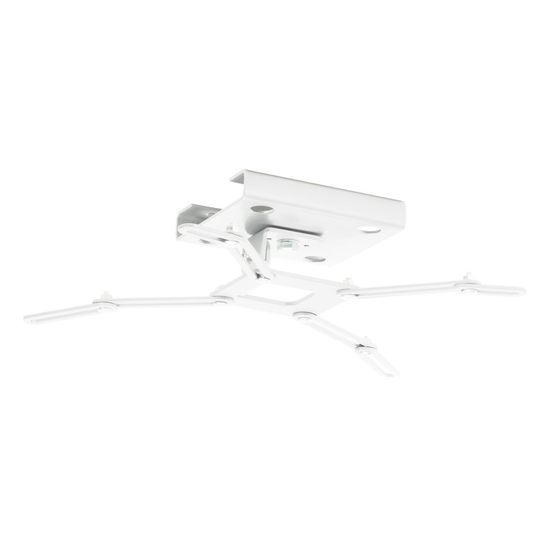 SQUARE support vidéoprojecteur plafond avec platine rotative Blanc