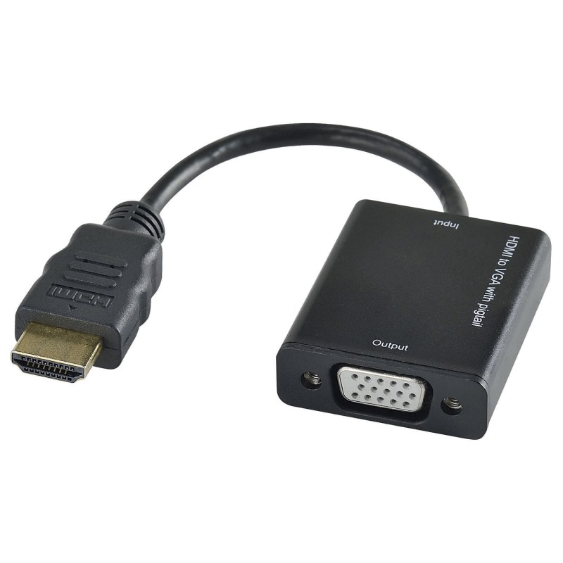 CONVERTISSEUR HDMI/VGA OU 3RCA YUV+SORTIES AUDIO