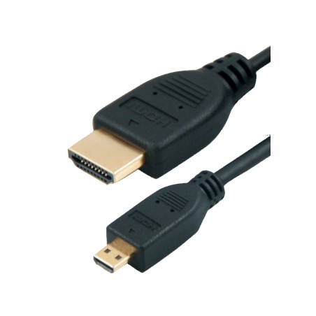 CORDON MICRO HDMI NOMADE - Type A Male / Type D Male - PRIVI