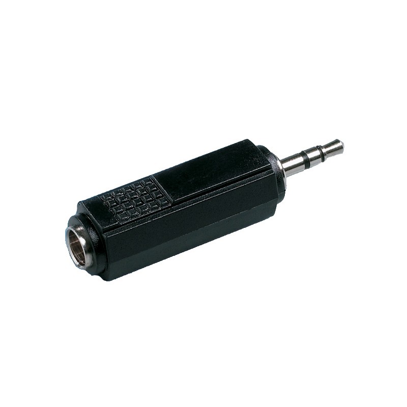 ADAPTATEUR JACK 3.5MM MÂLE / JACK 6.35MM FEMELLE