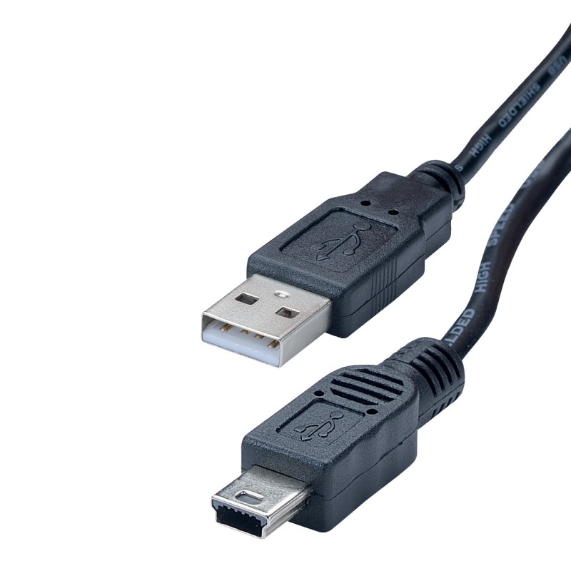 CORDON MINI-USB Male / USB A Male - 2m