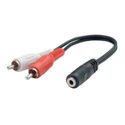 ADAPTATEUR 2 RCA MÂLE /...