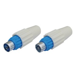 KIT DE 2 PRISES TV 9,52MM...