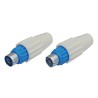 KIT DE 2 PRISES TV 9,52MM ELSEY - 1 MÂLE + 1 FEMELLE - A MON