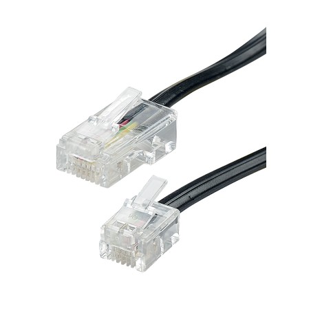 CORDON RJ11 Male / RJ45 Male - Noir - 3m