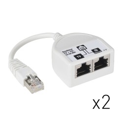 Coupleur/découpleur RJ45 -...