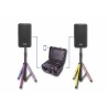 Kit de sonorisation 400W avec table de mixage, enceintes passives et pieds LED