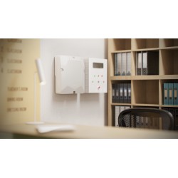 Boitier blanc pour 8 dispositifs Ajax et une batterie de 18Ah