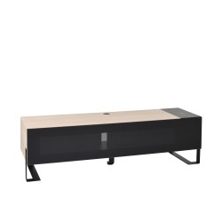 NAGA meuble TV fermé 1600 Nordic, avec chargeur 4 USB et chargeur QI (induction)