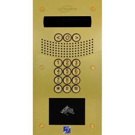 PLAT VISIO V4 DEFIL LAITON CAM PINHOL+CLAVIER+TETE VIGIK+®