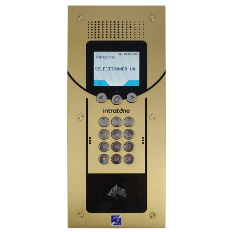 INTERPHONE DÉFILEMENT VENDONE SMILE VIGIK+®, LAITON