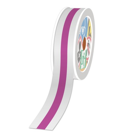 Rouleaux en continu, Violet, 12mm x 30m
