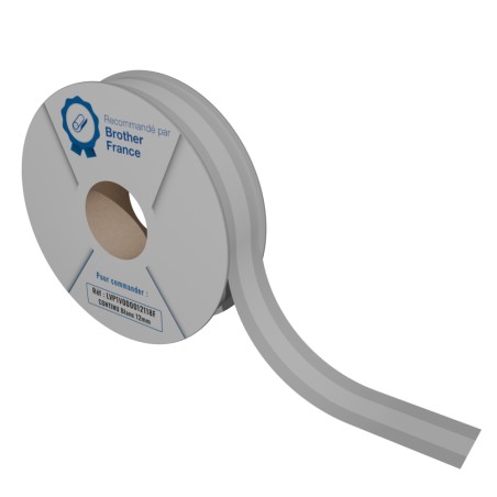 Rouleaux en continu, Blanc, 12mm x 30m