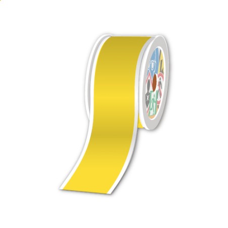 Rouleaux en continu, Jaune, 50mm x 30m