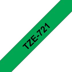 Ruban TZe721, 9mm Noir sur...