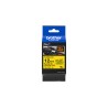 Ruban TZeFX631, 12mm Noir sur fond Jaune, Laminé flexible, 8M