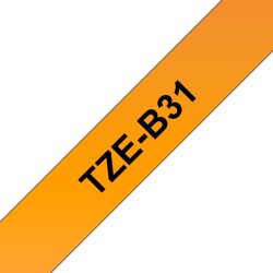 Ruban TZeB31, 12mm Noir sur...
