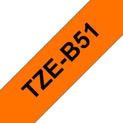 Ruban TZeB51, 24mm Noir sur...