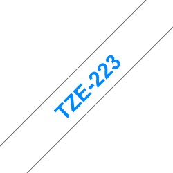 Ruban TZe223, 9mm Bleu sur...