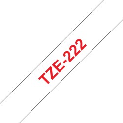 Ruban TZe222, 9mm Red sur...