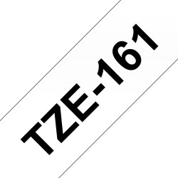 Ruban TZe161, 36mm Noir sur...