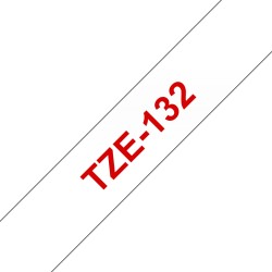 Ruban TZe132, 12mm Red sur...